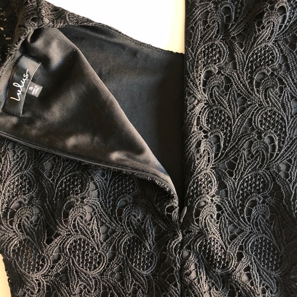 Lulu’s Black Battenberg Lace Dress. Size Small. - Picture 7 of 10